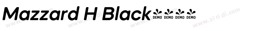 Mazzard H Black字体转换